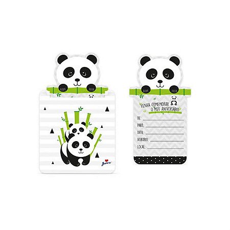 Acessórios para festa infantil, tema de panda, desenho, decorações