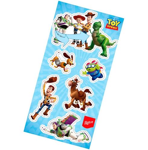 Lembrança adesiva- Toy Story c/ 04 cartelas