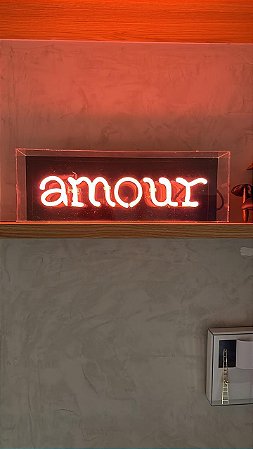 Luminária Amor em Línguas (Amour)