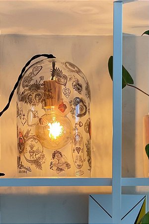 Luminária Redoma Tattoo