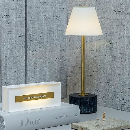 Luminária Abajour Stone