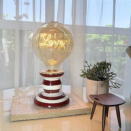 Luminária Fun 1 Vermelha