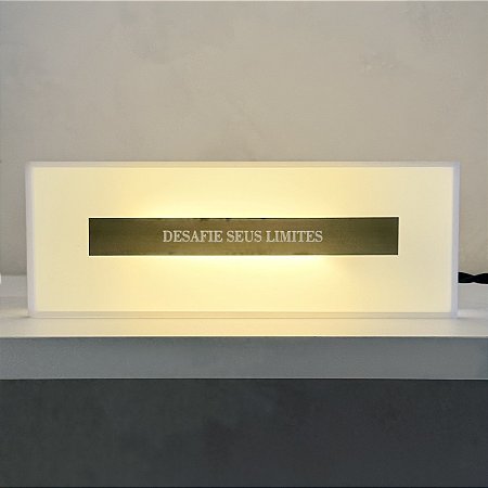 Luminária Caixinha Inspiração DESAFIE