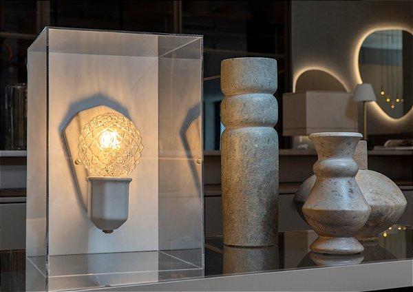 Luminária de Mesa Decô