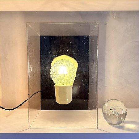 Luminária de Mesa Decô