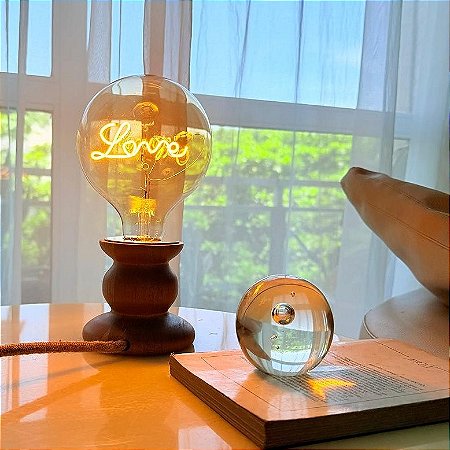 Luminária Fun Xilo Cedro