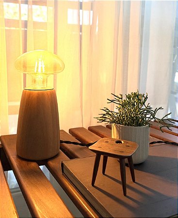 Luminária Fun Xilo Jequitibá