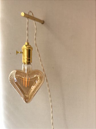 Arandela Meu Coração Gold