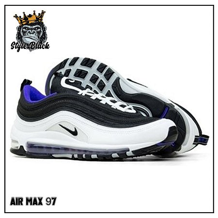 Tênis Nike Air Max 97 - Preto e Branco - Meu Tênis