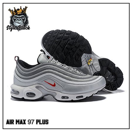 nike air max plus cinza