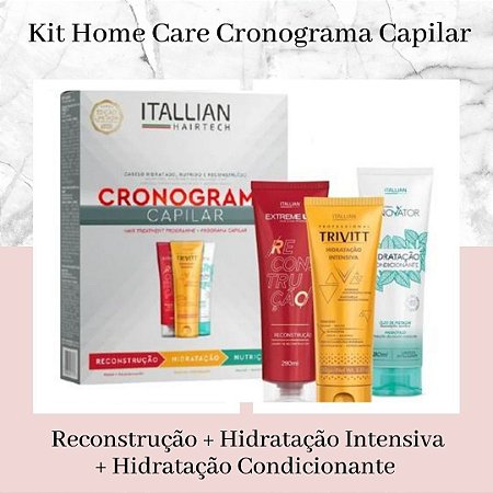 Kit Home Care Cronograma Capilar - Itallian Hair