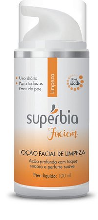 Loção de limpeza facial - Supérbia