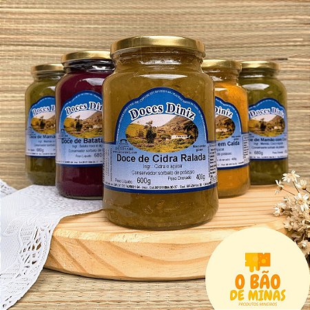 Doce de Cidra Ralada 650g