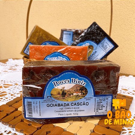 Goiabada Cascão em Barra - 500g