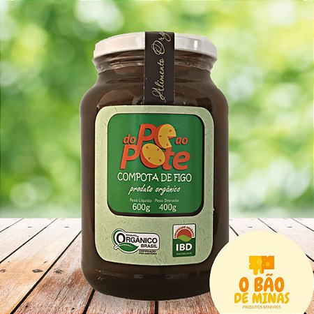 Figo em calda Orgânico - Do pé ao Pote - 600g