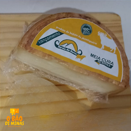 Queijo de Búfala - Meia Cura - 3 Meses - 320g