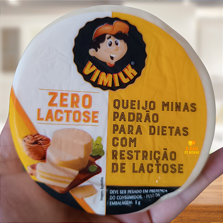 Queijo Sem Lactose - Minas Padrão - 530g