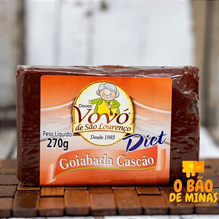 Goiabada Cascão em Barra Zero Açúcar - 270g