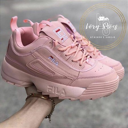 tenis fila disruptor nude