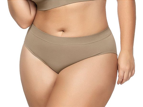 Calcinha Comfort Sem Costura - Bege - Ela Lingerie | Lingeries Funcionais