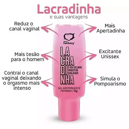 LACRADINHA ADSTRINGENTE GEL 15g