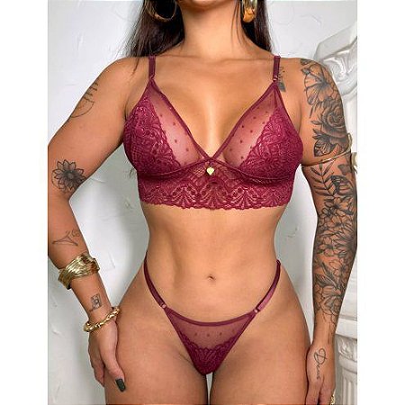 CONJUNTO RENDADO DIVA