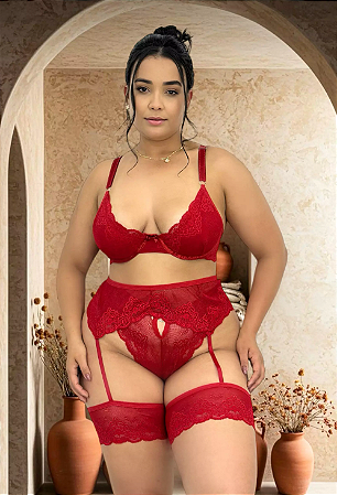 CONJUNTO PLUS SIZE - CLÉO RENDA