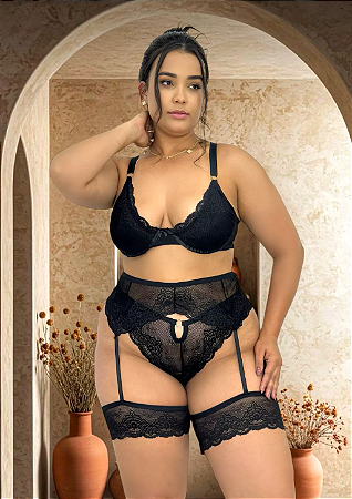 CONJUNTO PLUS SIZE - CLÉO RENDA