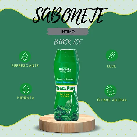 SABONETE ÍNTIMO - REFRESCANTE - MENTA 200ml