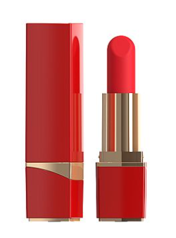 BATOM VERMELHO - VIBRADOR - RECARREGÁVEL