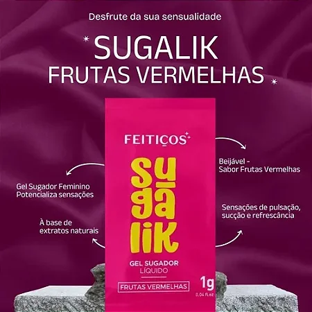 SACHÊ - SUGALIK - GEL SUGADOR 1g