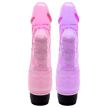PRÓTESE COM VIBRADOR - 18,5 X 4Cm - COR: ROSA