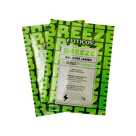 SACHÊ - BREEZE - EXCITANTE COM JAMBU 1g (unidade)
