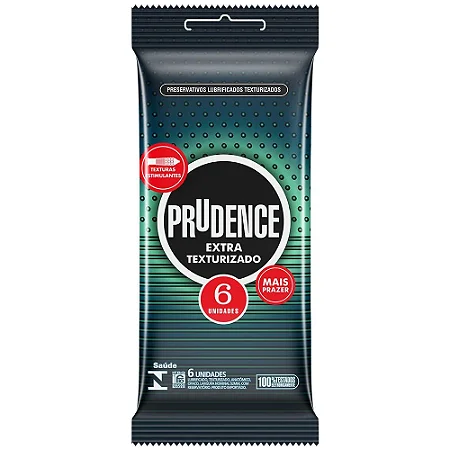 PRESERVATIVO TEXTURIZADO - 6 UNID PRUDENCE