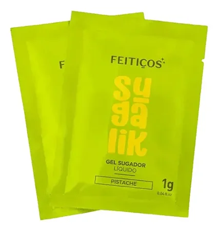 SACHÊ - SUGALIK - SUGADOR LIQUIDO 1g (unidade / sabor: pistache)