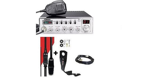 RADIO PX VOYAGER VR AERES 2 +KIT ANTENA VIUVA NEGRA STEELPAR