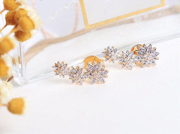 Brinco Ear Cuff Talent Gold