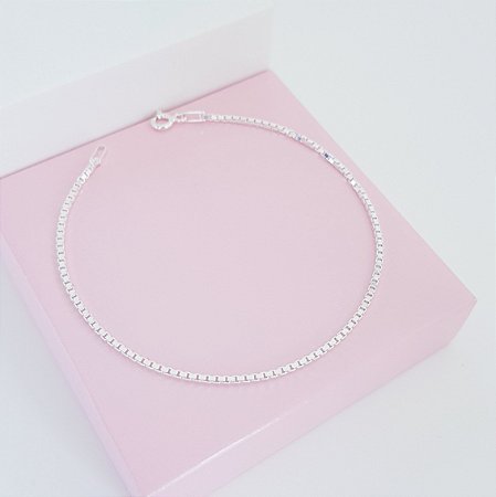 Pulseira Veneziana 1mm Prata 925