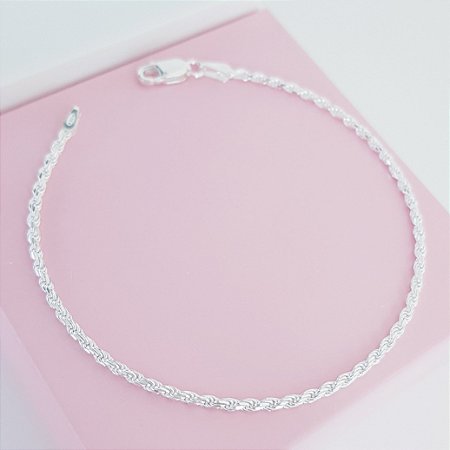 Pulseira Fio Trançado Prata 925
