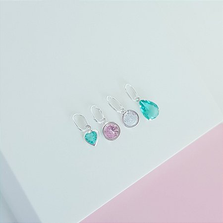 Pingentes Ponto de Luz Zirconia Prata 925