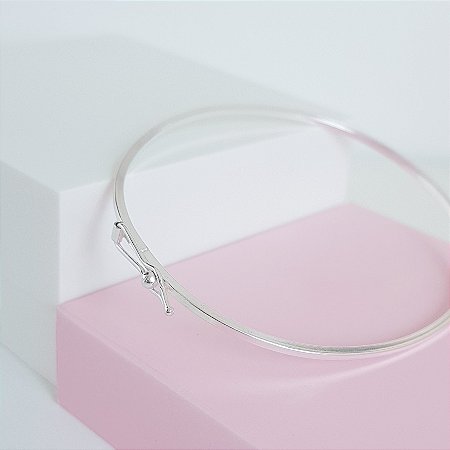 Pulseira Rígida Fio Quadrado Prata 925