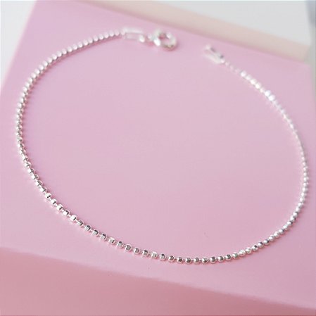 Pulseira Diamantada Prata 925