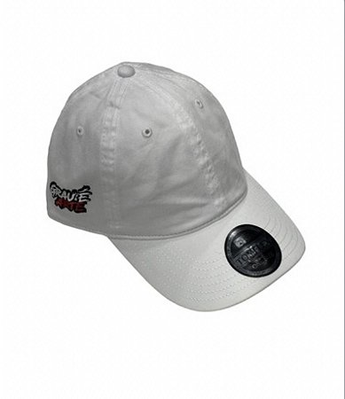 Boné Grau é arte branco