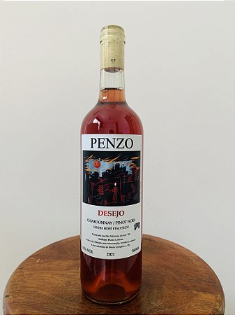 Penzo Desejo safra 2021 - Vinho Rosé Chardonnay e Pinot Noir
