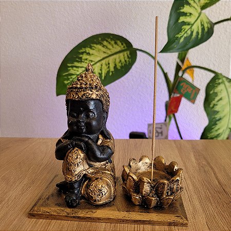 Incensário Buda Meditando