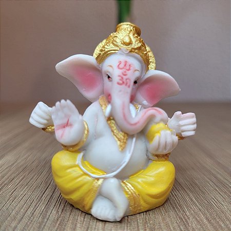 Estatueta do Ganesha Amarela