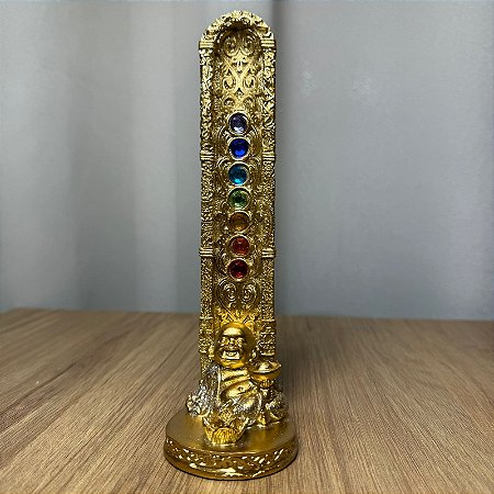 Incensário Sete Chakras Buda da Riqueza