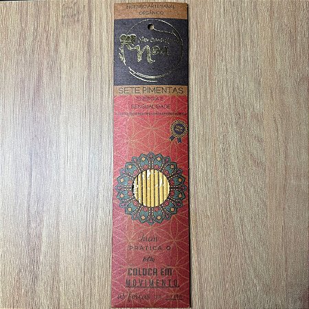 Incenso Artesanal Orgânico Sete Pimentas