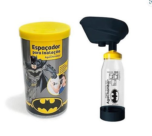 Espaçador para medicamentos Agachamber Batman Cofrinho - AGPMED