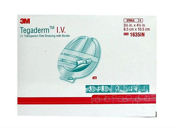 Curativo Transparente Tegaderm IV 8,5cm X 10,5cm 1635BR (unidade) - 3M
